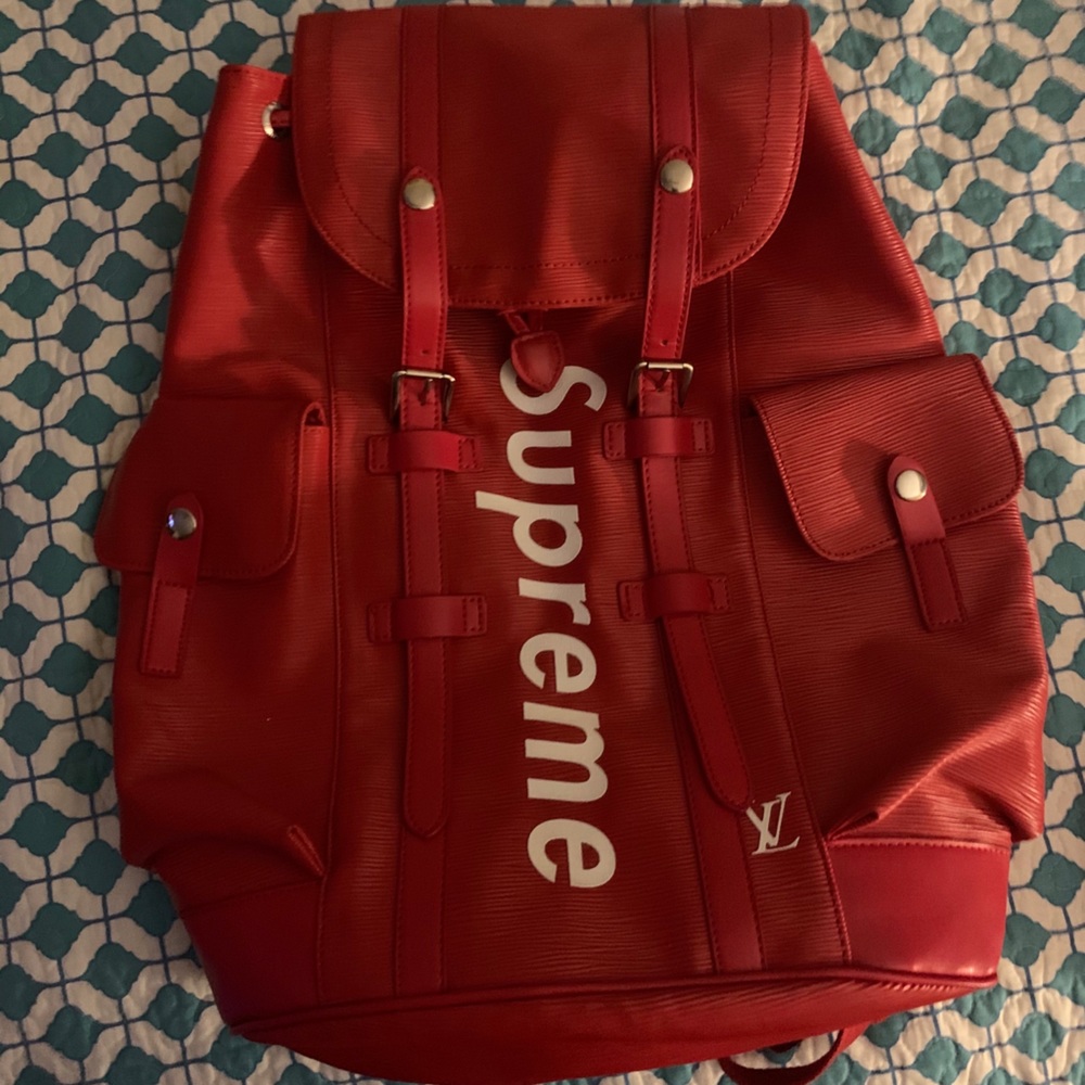 Exclusive Louis Vuitton Supreme Backpack